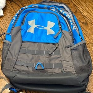 Under Armour Men's Blue and Gray Backpack - Durable Everyday Bag